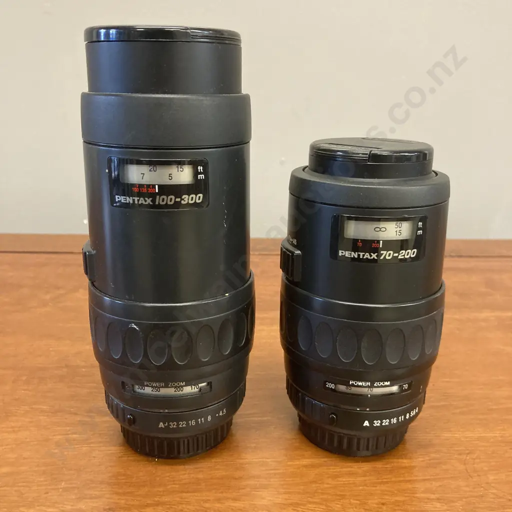 SMC Pentax-FA f/4-5.6 70-200mm & 100-300mm Power Zoom Lenses Image 1++